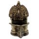 Golden Brass Oil Lamp (Deepak) Hindu Festival Diya 